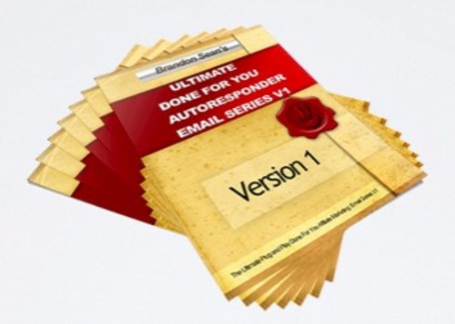 Product picture ULTIMATE DONE FOR YOU AUTORESPONDER EMAIL SERIES V1